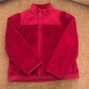Girls Pink Small 5/6 Children’s Place Fleece Zip-up Jacket